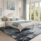 Washable Area Rugs 6'x9' Non-Slip Modern Abstract Soft - Image 2