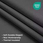 Joydeco Blackout Curtains 72 Inches Long 2 Panels Set, Thermal Insulated Long - Image 2