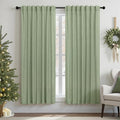 Light Sage Curtains 72 Inch Length by Pitalk