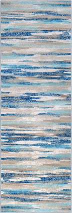 Lansny Modern Abstract Runner Rug 3x8 - Image 9