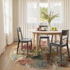 Washable Area Rugs 6ft Non-Slip Modern Abstract Soft - Image 3
