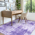 Washable Area Rugs 4'x6' Non-Slip Modern Abstract Soft - Image 4