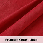FRAMICS Farmhouse Cotton Linen Curtains - Image 6