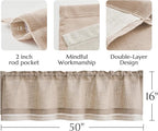 jinchan Farmhouse Linen Valance - Image 4