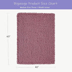 Bigacogo Chunky Knit Throw Blanket - Image 2