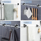 Codoule 10PCS Self Adhesive Curtain Rod Holders No Drill Curtain Rods Brackets - Image 3