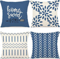 YCOLL Pillow Covers 22x22 Set of 4, Modern Sofa Throw Pillow Cover, Decorative by PillowCoversExpert