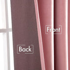 MIULEE Velvet Curtains 90 inches 2 Panels - Image 5