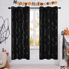 Deconovo Blackout Curtains 72 Inch Long 2 Panels, Thermal Insulated Noise - Image 7