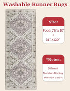 SERISSA Boho Washable Runner Rug - Image 2