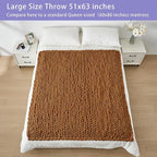 Bigacogo Chunky Knit Throw Blanket - Image 5