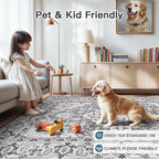 Lofus 9x12 Area Rugs for Living Room, Washable Area Rug, Rugs for Bedroom - Image 4