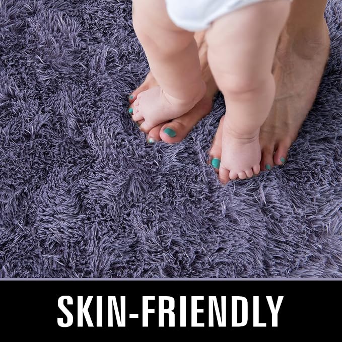 TWINNIS Super Soft Shaggy Rugs Fluffy Carpets 9x12 Feet, Indoor Modern Plush - Image 3