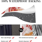 8Pcs Outdoor Cushion Covers, Patio Cushion Covers, Stretch Elastic Slipcovers - Image 4