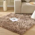 ORINOVA Faux Sheepskin Beige 3x5 Fluffy Fur Washable Area Rugs by ORINOVA