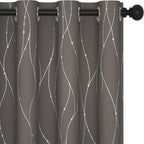 Deconovo Blackout Curtains, Thermal Insulated Soundproof Grommet Drapes by Deconovo