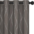 Deconovo Blackout Curtains, Thermal Insulated Soundproof Grommet Drapes by Deconovo
