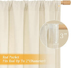LAMIT Linen Curtains 72 inches Long - Image 3