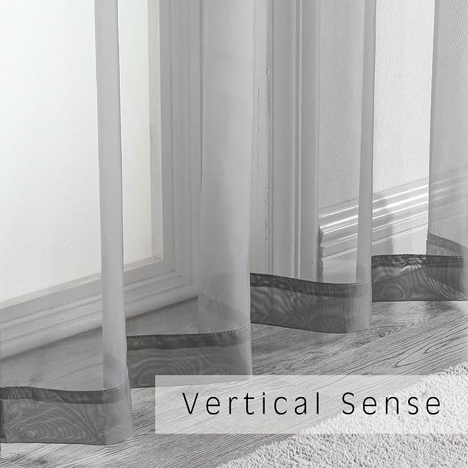 OVZME Voile Sheer Curtains - Image 4