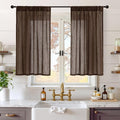 BGment Linen Curtains 40 Inch Length by BGment