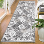HEBE Hallway Runner Rug 2'x6' Washable Vintage Distressed Area Rugs Non Slip - Image 7