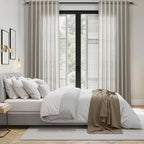 Silver Grey Linen Curtains 102 Inches - Image 7