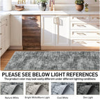 2'6''x8' Runner Rugs Washable Rug: Modern Abstract Living Room Rug Soft - Image 4