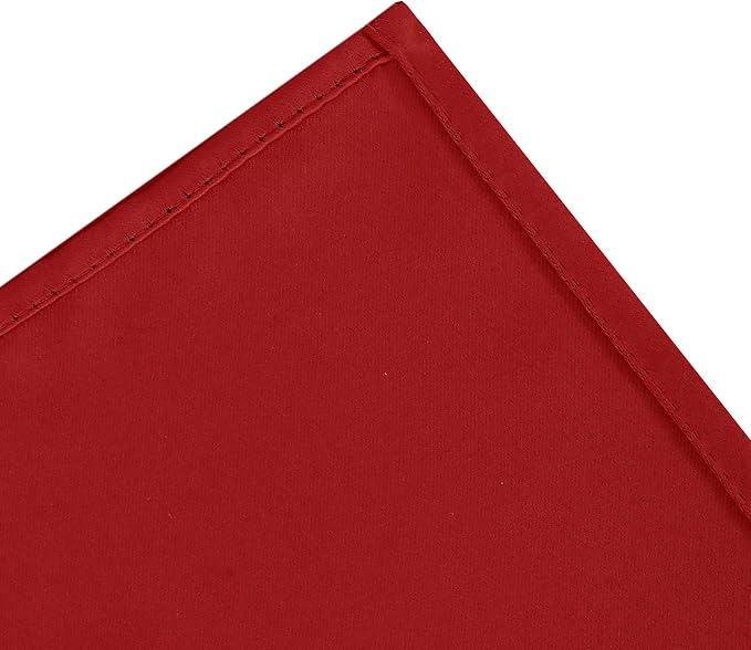 LEMOMO Red Blackout Curtains/52 x 72 Inch/Set of 2 Panels Room Darkening - Image 8