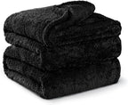 Exclusivo Mezcla Plush Fuzzy Fleece Bed Blanket King Size, Super Soft, Fluffy - Image 4