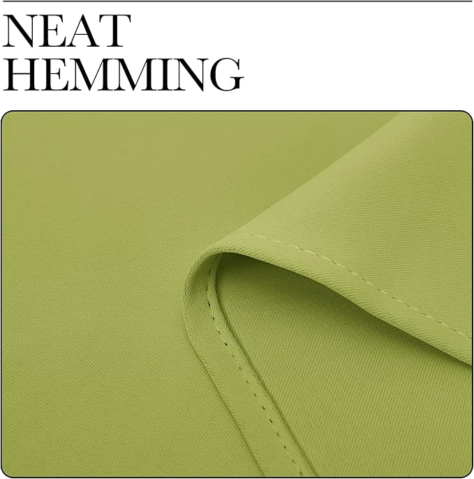 NICETOWN Fresh Green Blackout Curtains 40 inches Length - Image 6
