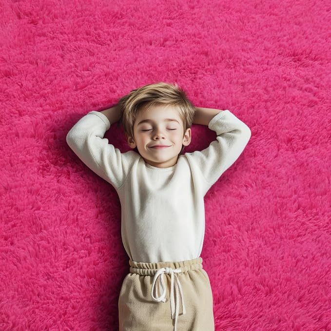 Rugs for Bedroom 4x6, Alfombras para Salas Shag Large Plush Soft Area Rug - Image 5