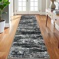 KOZYFLY 3x8 Ft Rug Modern Ombre Runner Rug by KOZYFLY
