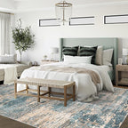 6x9 Area Rugs for Living Room, Washable Modern Abstract Large Area Rug Neutral - Image 4