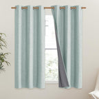 NICETOWN 100% Absolutely Blackout Linen Curtains - Image 2