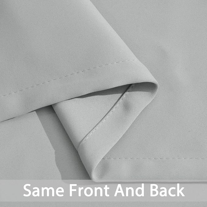 Yakamok Blackout Curtains for Bedroom, Grommet Thermal Insulated Room Darkening - Image 6