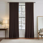 PONY DANCE Black Out Curtains for Bedroom Window, Room Darkening 96 inch by PONYDANCE