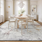 Rugflix 8x10 Area Rugs for Living Room, Washable Large Rug Stain-Resistant Low - Image 3