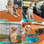 OLANLY Dog Door Mat for Muddy Paws 59x24, Absorbs Moisture and Dirt, Absorbent - Image 7