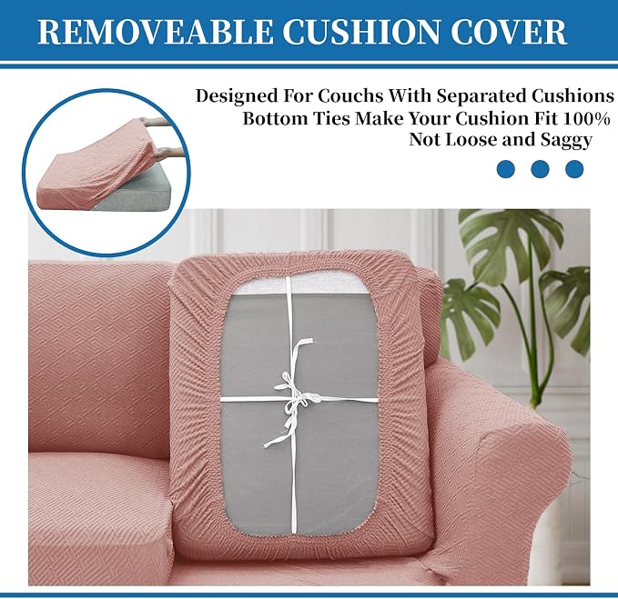 XINEAGE New 4 Pieces Extra Large Couch Covers - Image 4