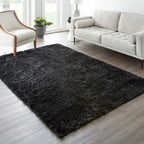 Ophanie 6x9 Black Rugs for Living Room, LargeFluffy Shag Fuzzy Plush Soft - Image 5
