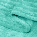 BEDELITE Fleece Throw Blanket for Couch – 3D Ribbed Jacquard Soft and Warm - Image 9
