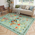 Rugflix 5x7 Washable Area Rug for Living Room, Soft Non Slip Low Pile Carpet by RugflixAreaRugs