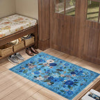 Floral Rug for Entryway, 2X3 Washable Kitchen Mat Ultra-Thin Soft, Non-Slip - Image 6