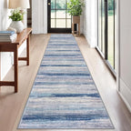 KOZYFLY Modern Abstract Hallway Runner, 2x12 Washable Rug Runner Non-Slip Soft by KOZYFLY
