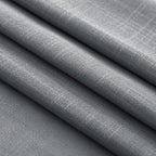 Dark Gray Curtains for Living Room Back Tab Modern Farmhouse Semi Sheer Gray - Image 6