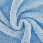 JIAHANNHA Flannel Fleece Blanket Twin Size, Light Blue Throw Blanket - Image 3