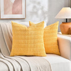 Fancy Homi Set of 4 Spring Boho Decorative Throw Pillow Covers 24x24 Inch - Image 5
