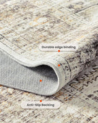 AMADA HOMEFURNISHING 9x12 Washable Area Rug, Low-Profile Large Area Rug - Image 6