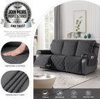 TAOCOCO 100% Waterproof Recliner Sofa Cover, Non Slip Split Couch Covers - Image 2