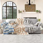 Snuggle Sac Queen Size Bedding Blanket Grey Color, Super Soft Warm Blankets - Image 8